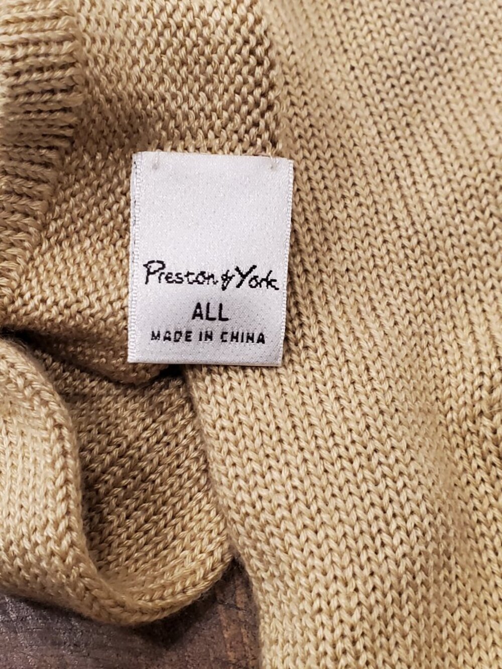 Preston & York + Merona Women's Long Knit Gloves Bundle | Beige & White - Picture 4 of 8